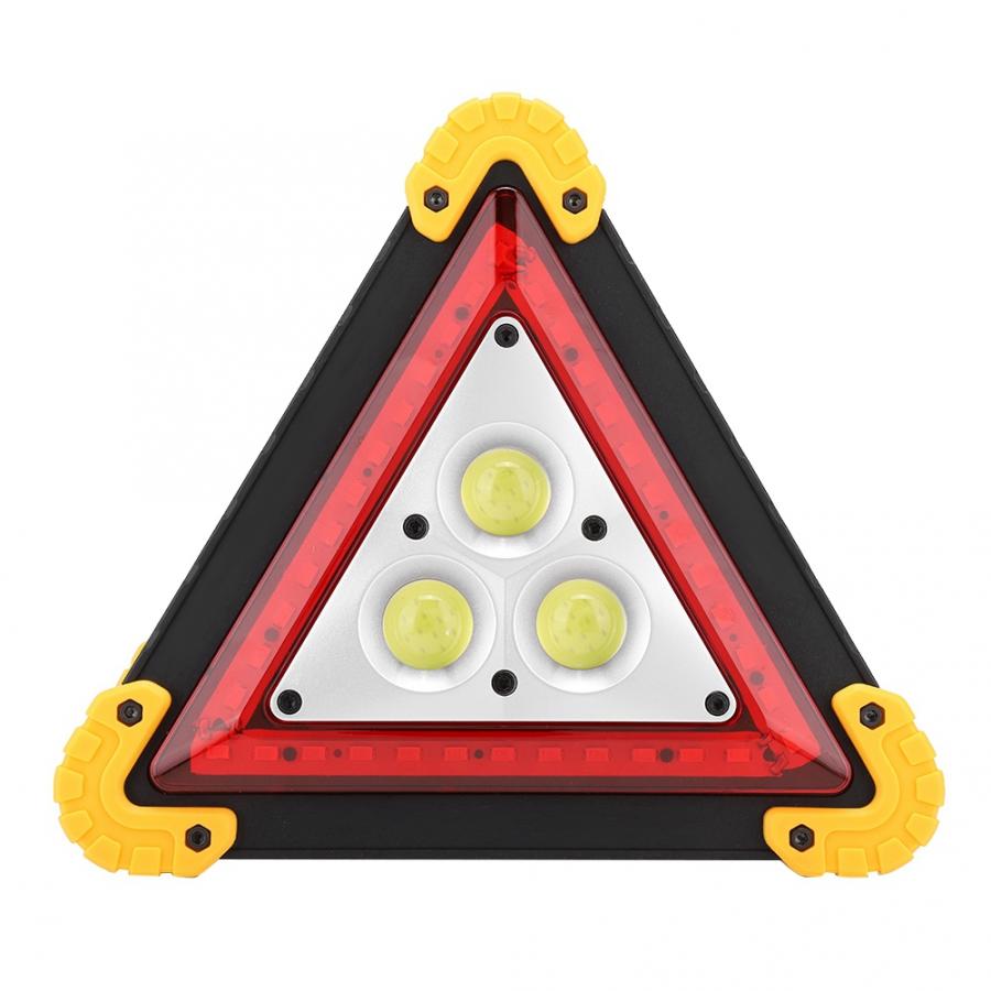 ЗНАК АВАРІЙНОЇ ЗУПИНКИ — ПРОЖЕКТОР ПЕРЕНОСНИЙ 6609 (10W COB+35SMD)П